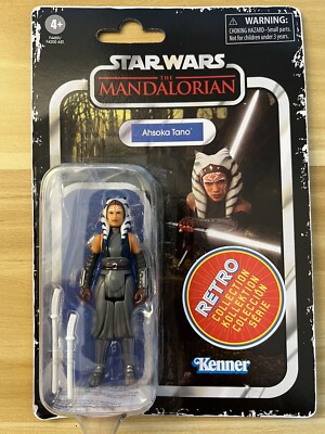 Ahsoka Tano STAR WARS Retro Collection The Mandalorian 3.75  Figure By Hasbro