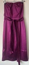 Coast Magenta Pink Strapless  Dress Size 8 Evening Cocktail Cruise Holiday Sexy