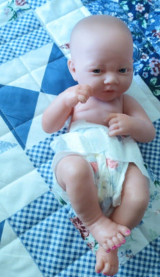 Berenguer 22-07 Newborn Baby Girl 13'' With Extra Diapers