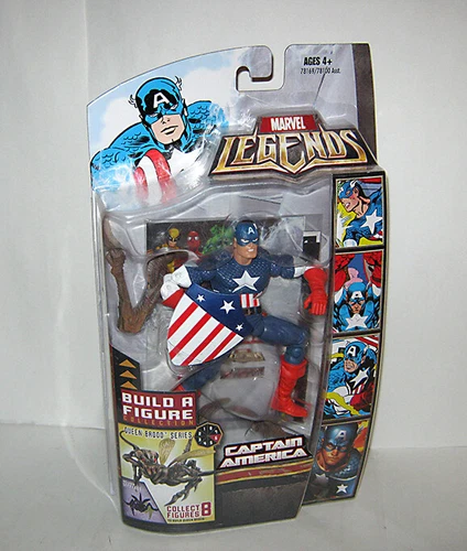 Hasbro 2007 Marvel Legends Jack Kirby Capitán América Brood serie BAF