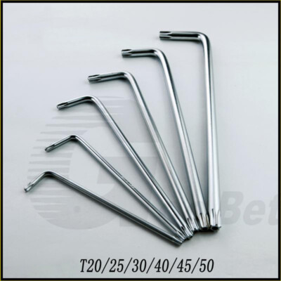 Torxschlüssel Winkelschlüssel Torx Schlüssel mit Loch Profi T25 T30 T40 T45 T50