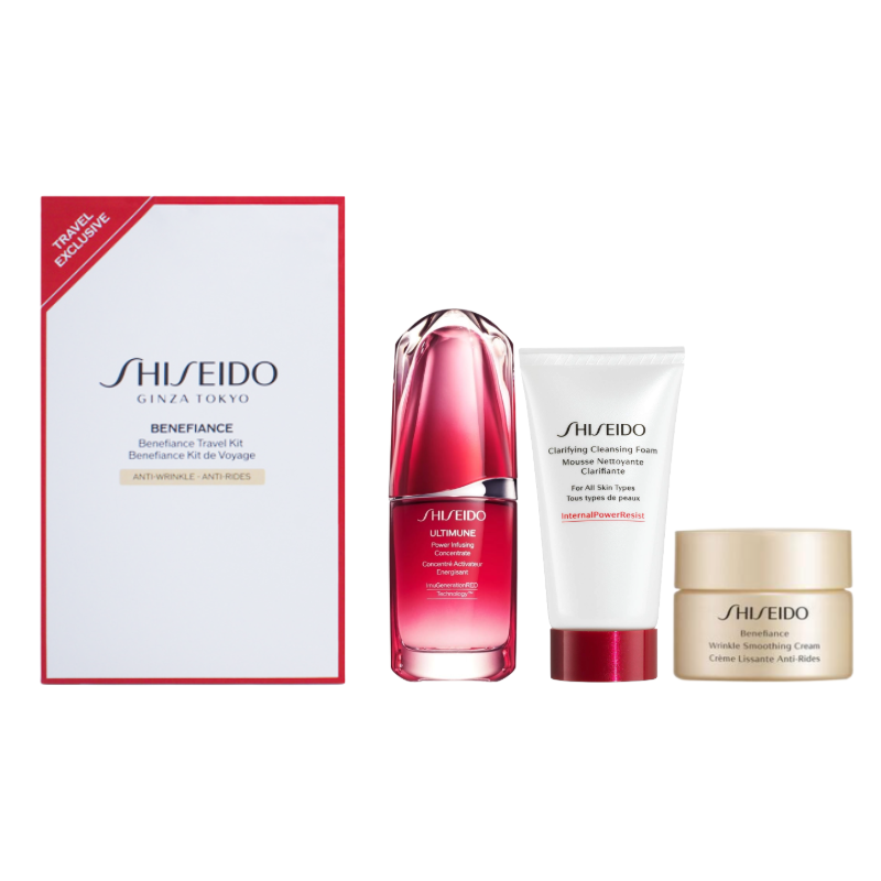 Shiseido Ultimune Power Infusing Concentrate 30ml Cream 30ml Foam 15ml Set