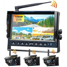 Wireless Magnetic Solar Backup Camera 1080p 10.1 Dvr For Monitor Rv Truck Ship Wireless Magnetic Solar Backup Camera 1080p 10.1 Dvr For Monitor Rv Truck Ship
