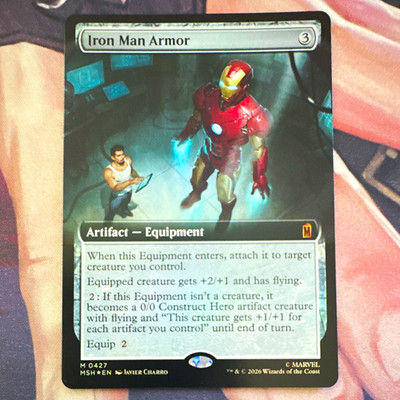 MTG Iron Man Armor Marvel Super Heroes Mythic 0427 Foil