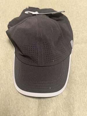 Prince Women's Black w/ Gray  Adjustable Perfect Ponytail Cap One Size Fits All