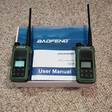 2x Baofeng G11S GMRS Long Range Handheld Radio Walkie Talkie  NOAA Repeater