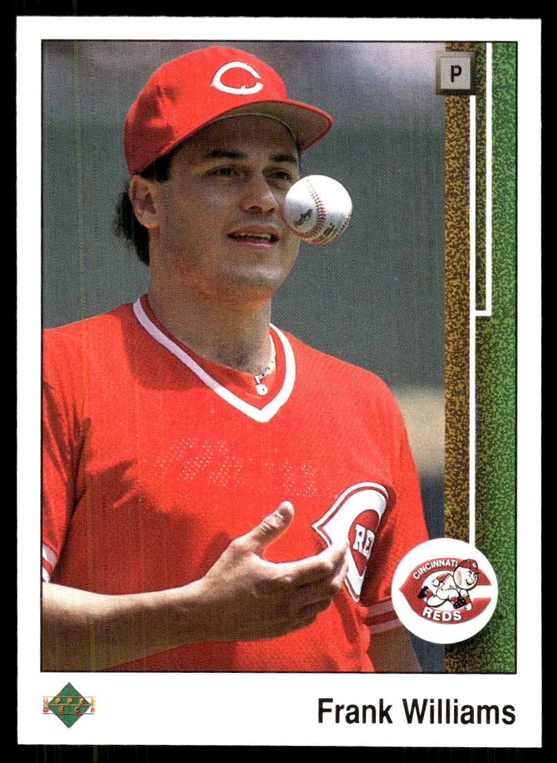 Frank Williams 1989 Upper Deck #449 Reds FREE SHIPPING StackedPacks