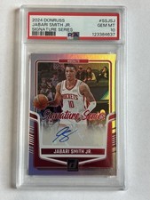 2024-25 Panini Donruss Signature Series Jabari Smith Jr. #SS-JSJ Auto PSA 10!