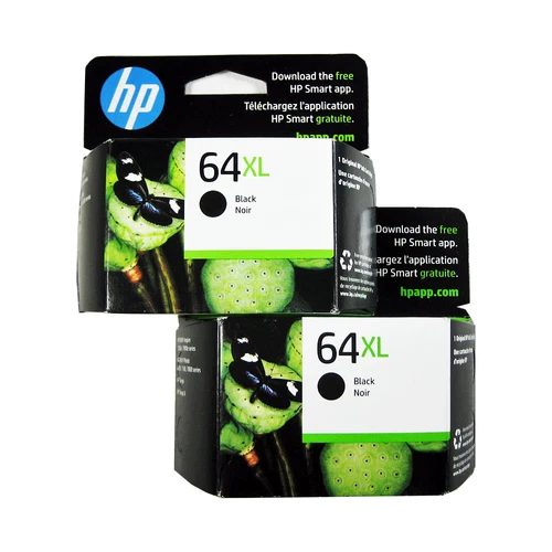 2PK Genuine HP 64XL High Yield Black Envy 6220 6234 7134 7820 7858 - product listing photo