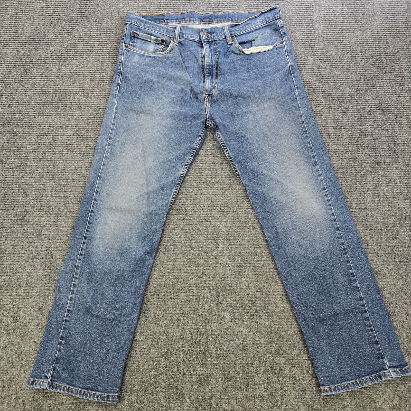 Levi's 505 Jeans Mens 36x30 Blue Regular Straight Stretch