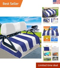 Luxury Microfiber Golf Cart Seat Covers - Universal Fit for 2  4 Passengers