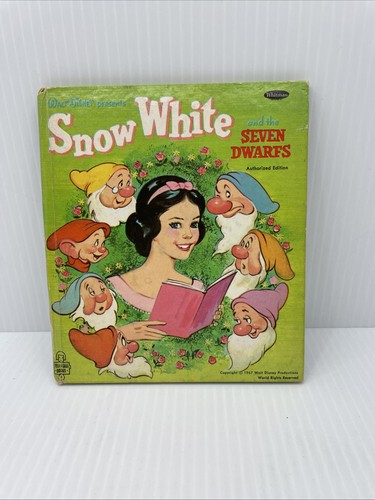 VINTAGE 1967 WHITMAN WALT DISNEY'S SNOW WHITE & SEVEN DWARFS BOOK