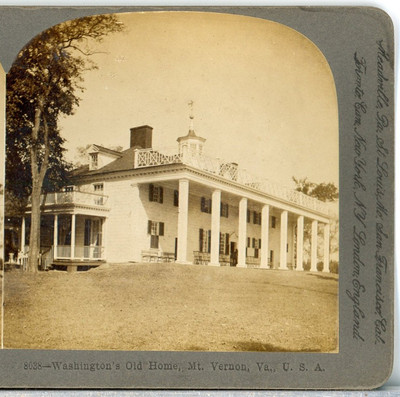 VIRGINIA, Washington's Old Home, Mt Vernon--Keystone Stereoview K39