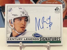 2020-21 SP Signature Legends Century Legends Auto Alexandre Burrows #CL-AB!