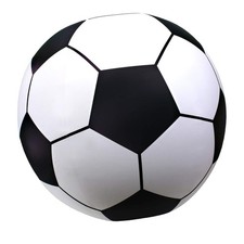 Giant Inflatable Soccer Ball Heavy Duty Thick Vinyl Lightweight Step On Adult