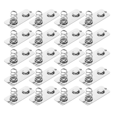 #ad 20 Pcs Metal AA Battery Spring Plates for Toys Remote Controls Accessories $12.55