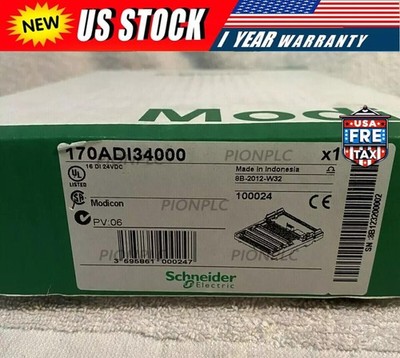 New In Box Schneider 170ADI34000 Digital Input Module 170ADI34000