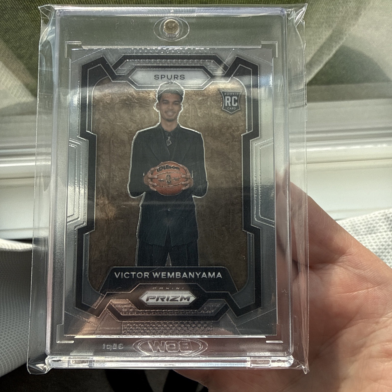 2023-24 Panini Prizm Victor Wembanyama Rookie Image Variation RC #136 Spurs