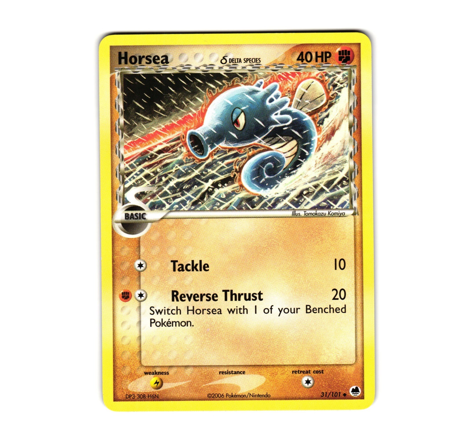 Pokemon Horsea - (Delta Species) 31/101 Dragon Frontiers Uncommon NM