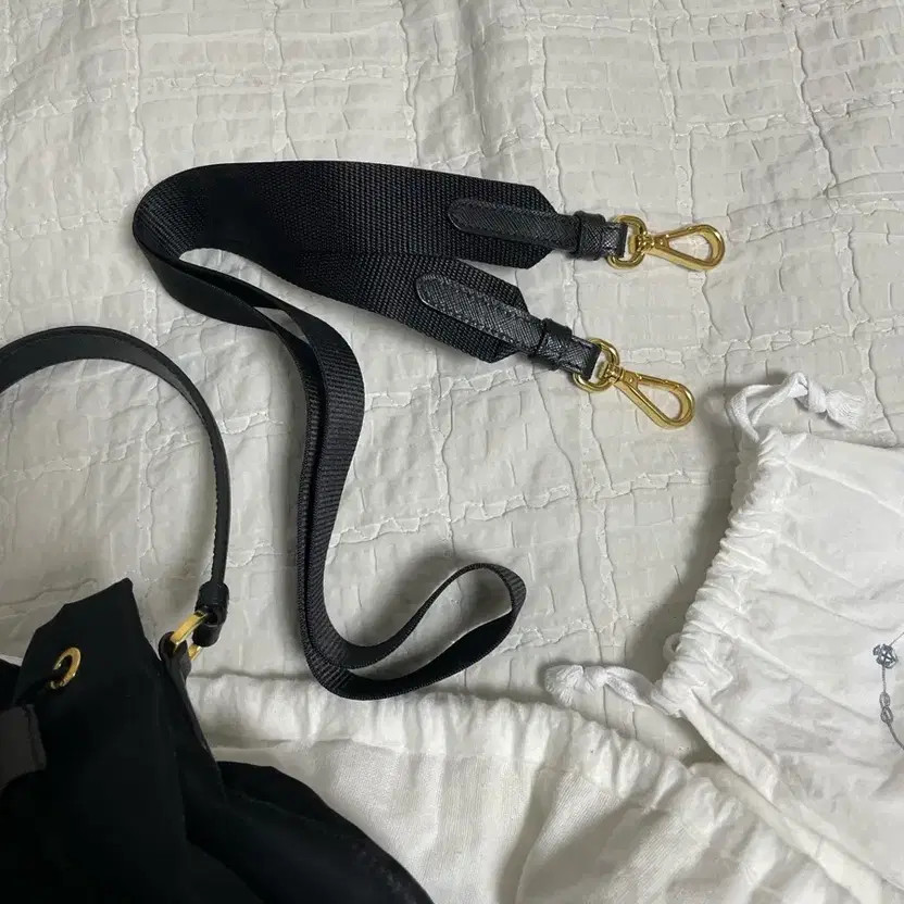 Prada Black Bucket Bag with Dust Bag, Excellent Condition thumbnail 4