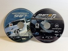 Need For Speed Shift & Shift 2 Unleashed Limited Edition - PS2 Game Lot - Tested