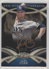 2014 Topps Tier One New Guard Auto Copper Ink 23/25 Alex Cobb #NGA-ACO Auto 0c2