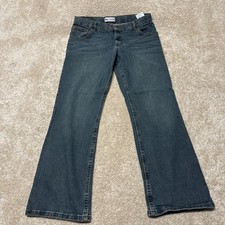 Wrangler Boys Size 16 Husky Boot Cut Blue Boys Wrangler Jeans
