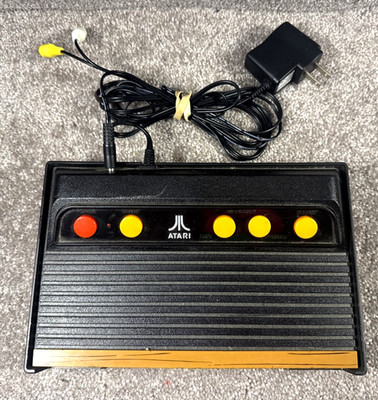 Atari Flashback 4 Launch Edition Black Console And Cables