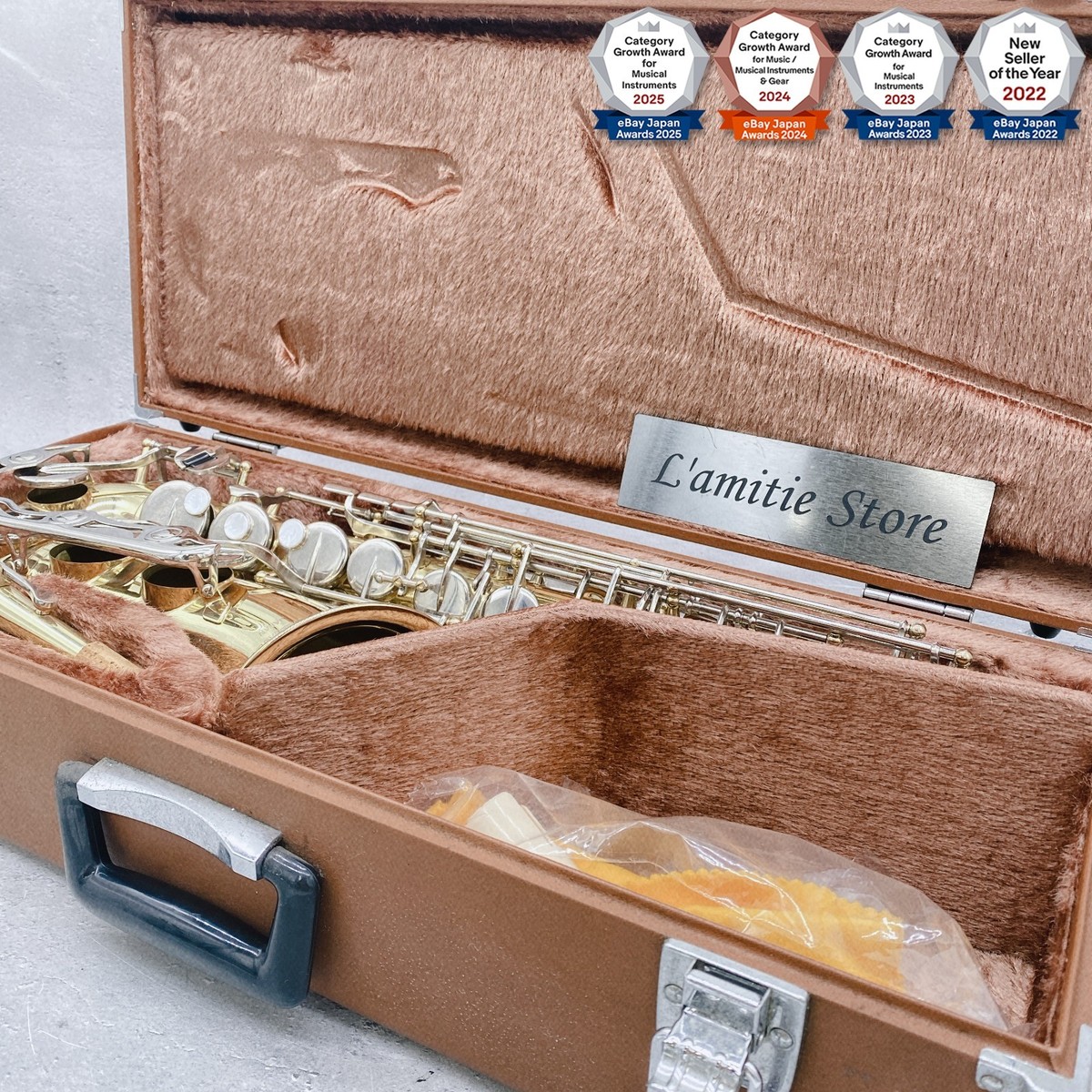 YAMAHA Alto Saxophone Sax YAS-23 YAS23 Entry Model Clear Lacquered