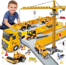 Construction Toys for 3-7 Year Old Boys Construction Truck Toys Set Toddler Car