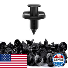 Otuayauto 100Pcs Push Type Retainer Bumper Clips 8Mm Fender Liner Clips