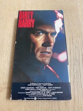 Dirty Harry VHS 1971 1986 Warner Home Video Release Clint Eastwood Action Cop