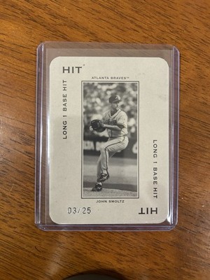 2005 Donruss Throwback Threads Polo Grounds John Smoltz #PG-53 Hit 03/25 Braves
