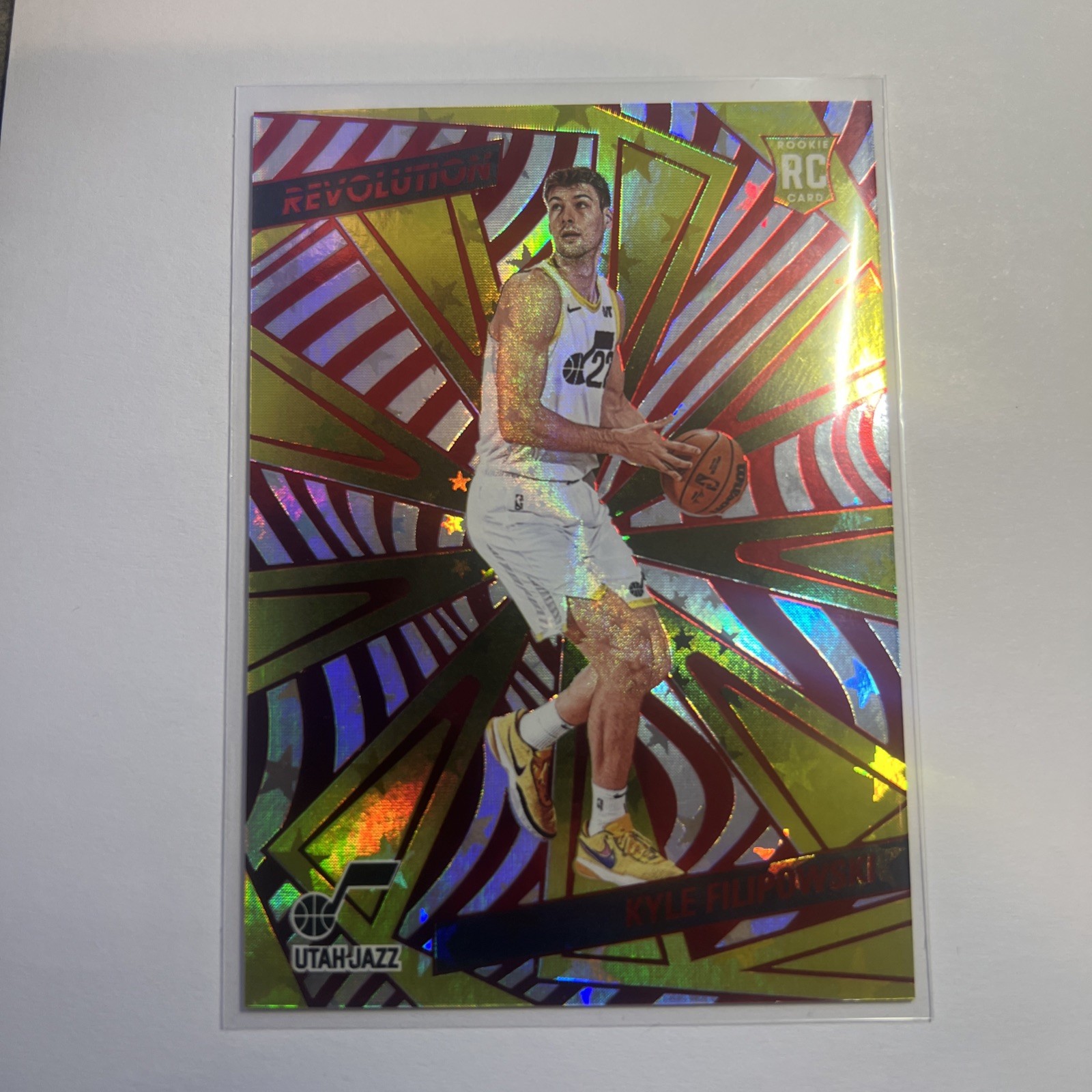 Kyle Filipowski 2024-25 Panini Revolution Red Astro Rookie Card #146 SP /299