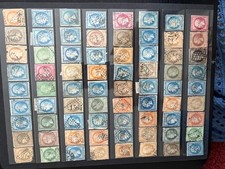 g301 France Napoleon & Ceres stock page 72 stamps mixed condition