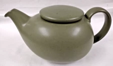 ForLife  32oz Stoneware Teapot w/Lid Olive Green