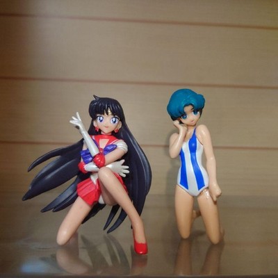 Sailor Moon Mars Mercury Rei Hino Ami Mizuno Figur HGIF