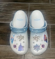 Disney Frozen Clogs Size 8 Women - Elsa and Anna