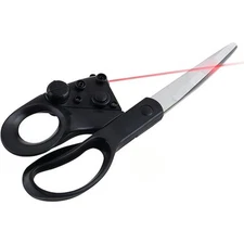 FixtureDisplays® Multifunctional Sewing Guided Scissors Cuts Straight Fast Guide