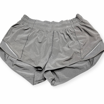 LULULEMON Women s Black Speed Up Style Athletic Running Shorts Size 6