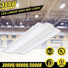 300W LED Linear High Bay Light Commercial Warehouse Shop Light 3000K/4000K/5000K