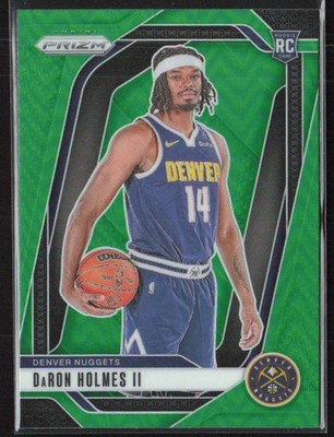 2024-25 Panini Prizm #235 DaRon Holmes II Prizms Green Denver Nuggets (A3)
