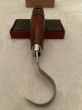 Forged Single Bevel Sloyd Hook Knife Stainles...