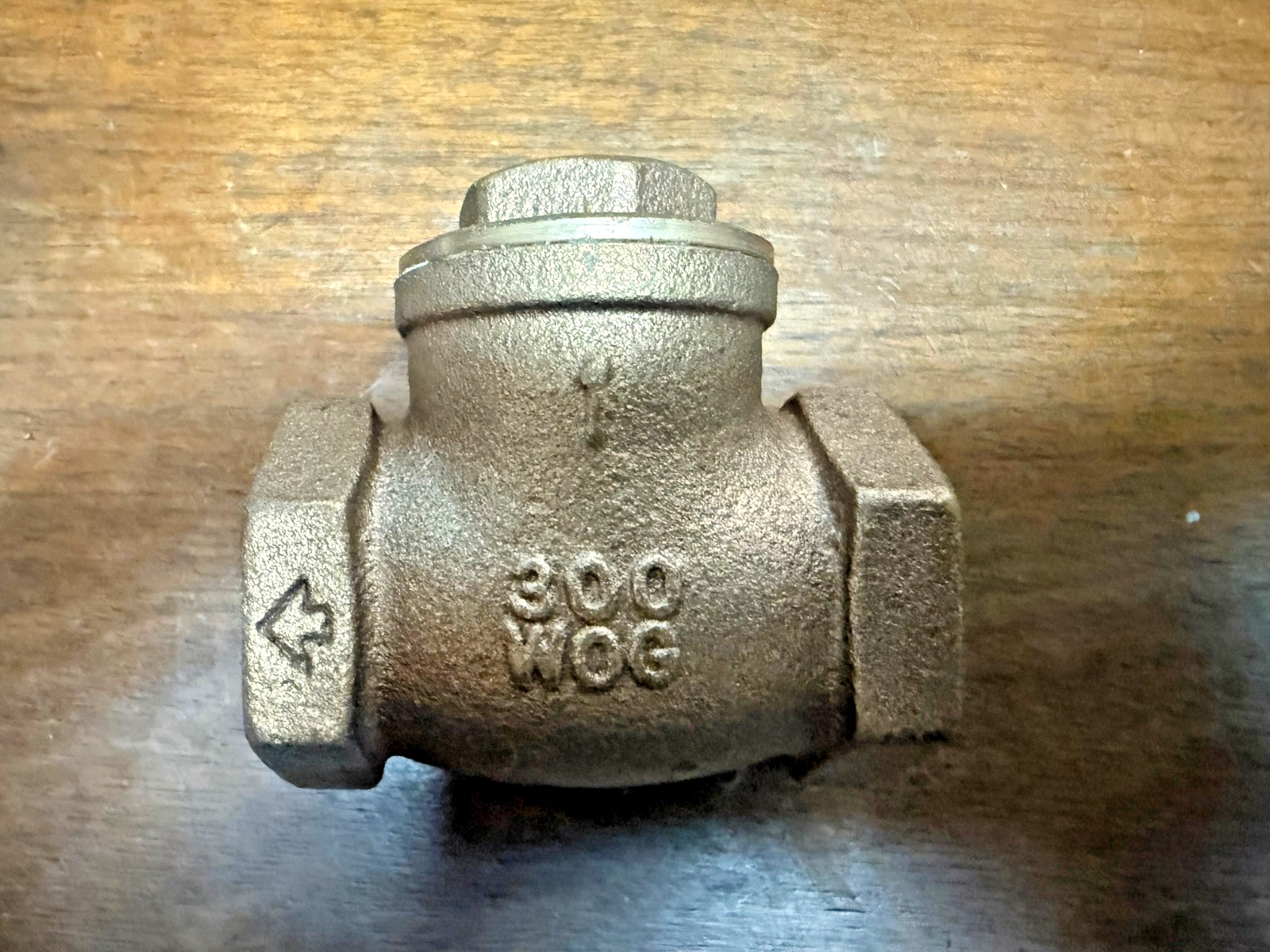 MATCO-NORCA 1" F-NPT 300# WOG BRONZE THREADED SWING CHECK VALVE