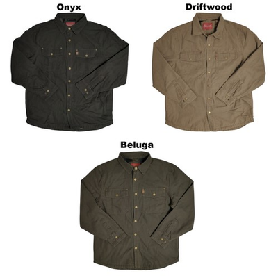 #ad Coleman Men#x27;s Fleece Lined Snap Closure Canvas Shirt Jacket $34.99