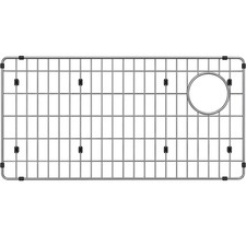 Kitchen Sink Rack Bottom Grid Protector 28-1/4" x14-1/4" x1-1/4" Side Drain NEW