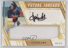 2019 Panini Elite Extra Edition Gold 44/49 George Valera #FTS-GV Auto 04u1