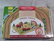 Melissa Doug Wooden Take-Along Farm 17-Pieces Portable New And Sealed