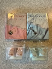 RUSS BERRIE CO. PORCELAIN BABY MINI SHOES  IttyBittybooks - Baby Names 2 