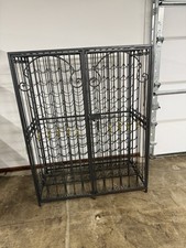 Wine rack cage, Holds 120 bottles 5 ft tall, 47 inches wide 2 ft deep.
